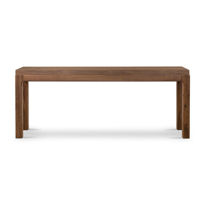 Console Arturo à quatre mains en placage de noyer naturel