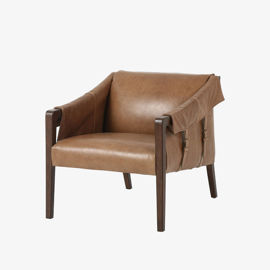 Chaise Bauer Four Hands en Dakota taupe chaud
