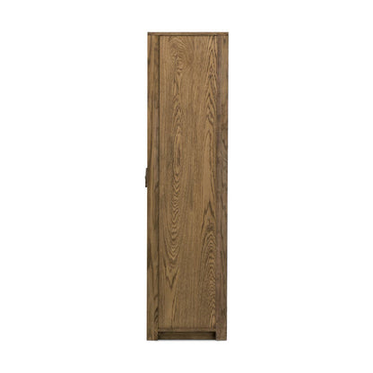 Armoire Bedford Four Hands en placage de chêne naturel chaleureux