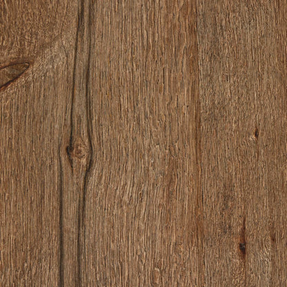 Table basse carrée Brinton à quatre mains en placage de chêne rustique