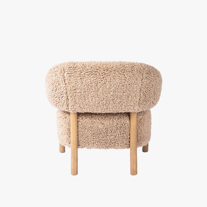 Chaise Brodie à quatre mains en toast Andes