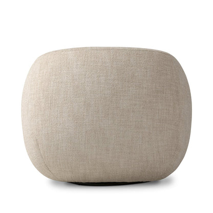 Chaise pivotante Four Hands Channing en crème Yuma
