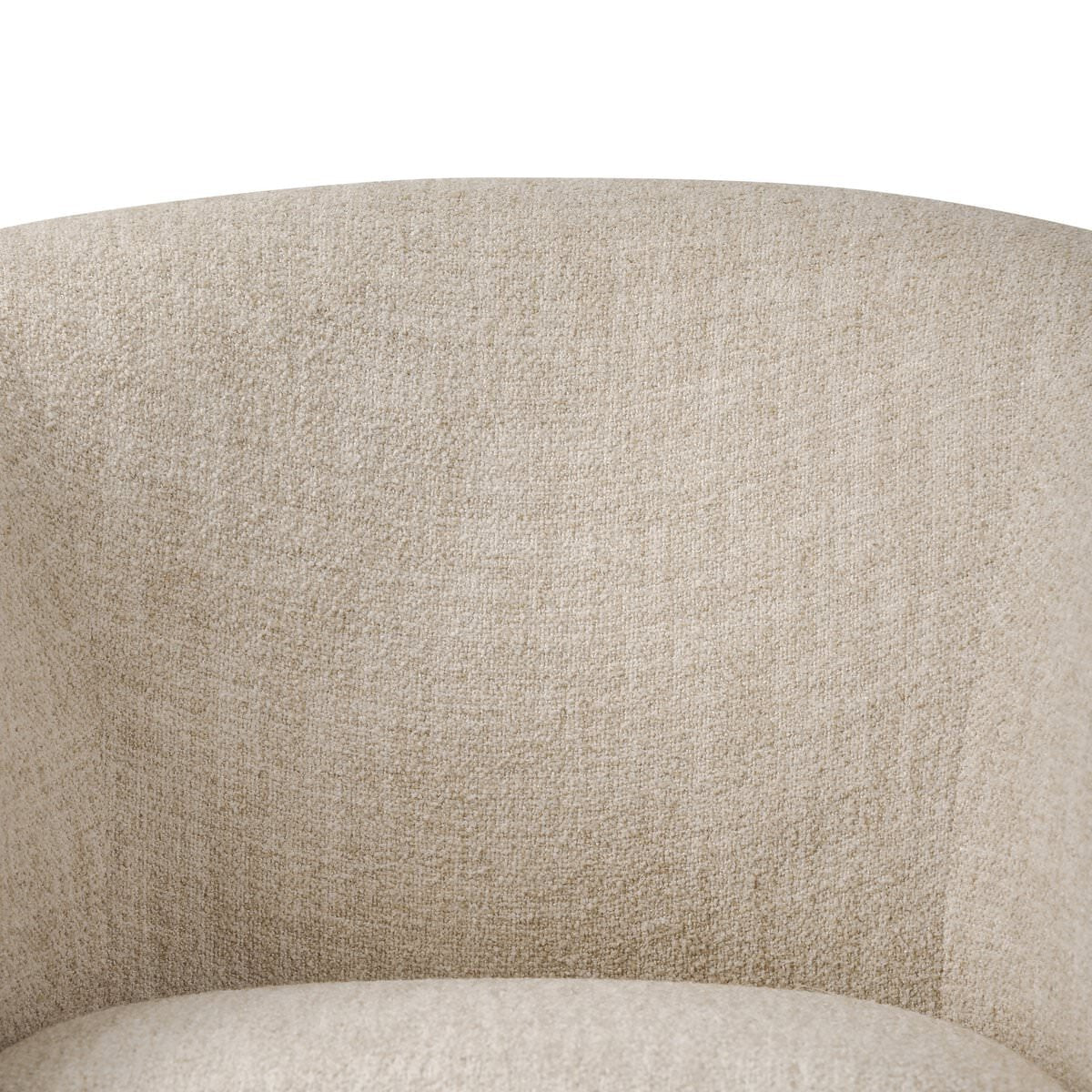 Chaise pivotante Four Hands Channing en crème Yuma