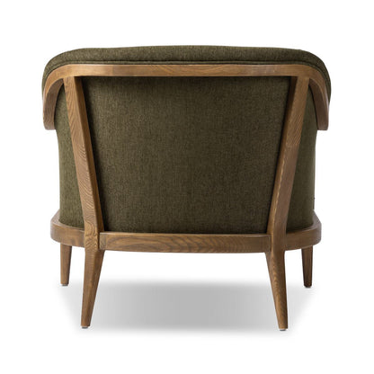 Chaise Colston à quatre mains en olive Sutton 