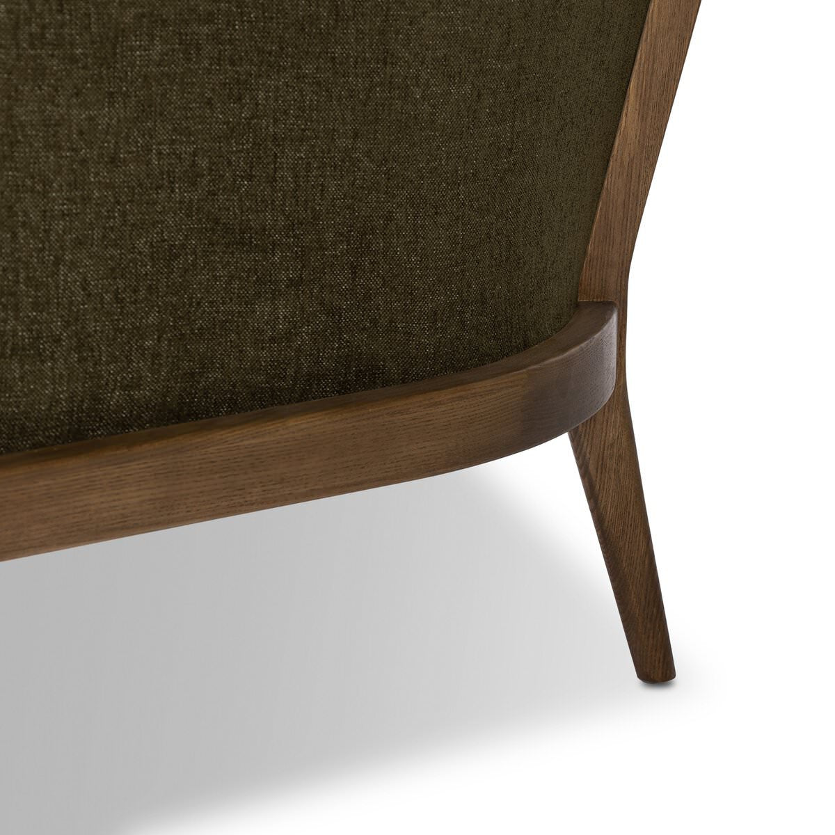 Chaise Colston à quatre mains en olive Sutton 