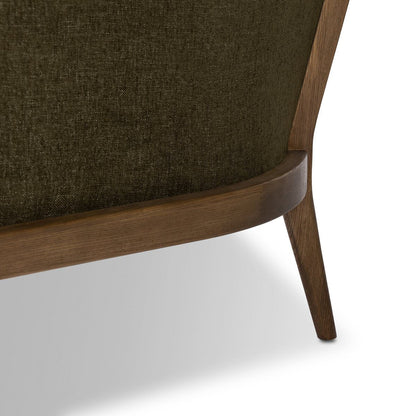 Chaise Colston à quatre mains en olive Sutton 