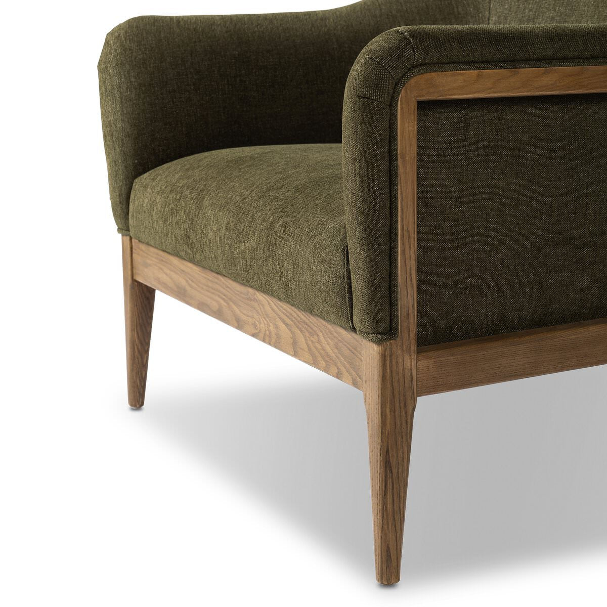 Chaise Colston à quatre mains en olive Sutton 