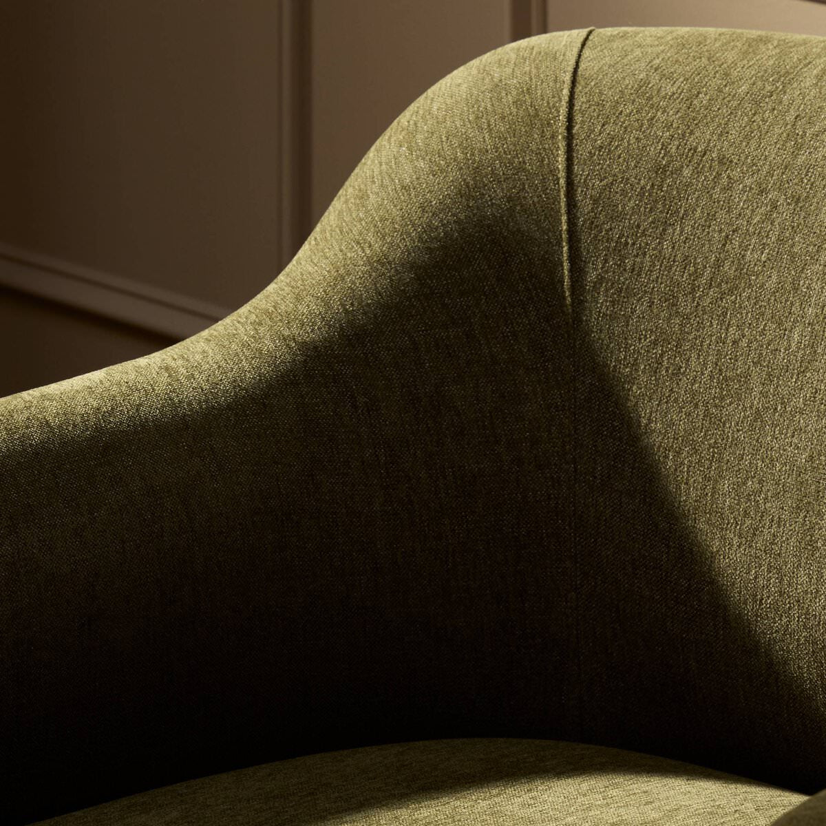 Chaise Colston à quatre mains en olive Sutton 