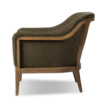 Chaise Colston à quatre mains en olive Sutton 