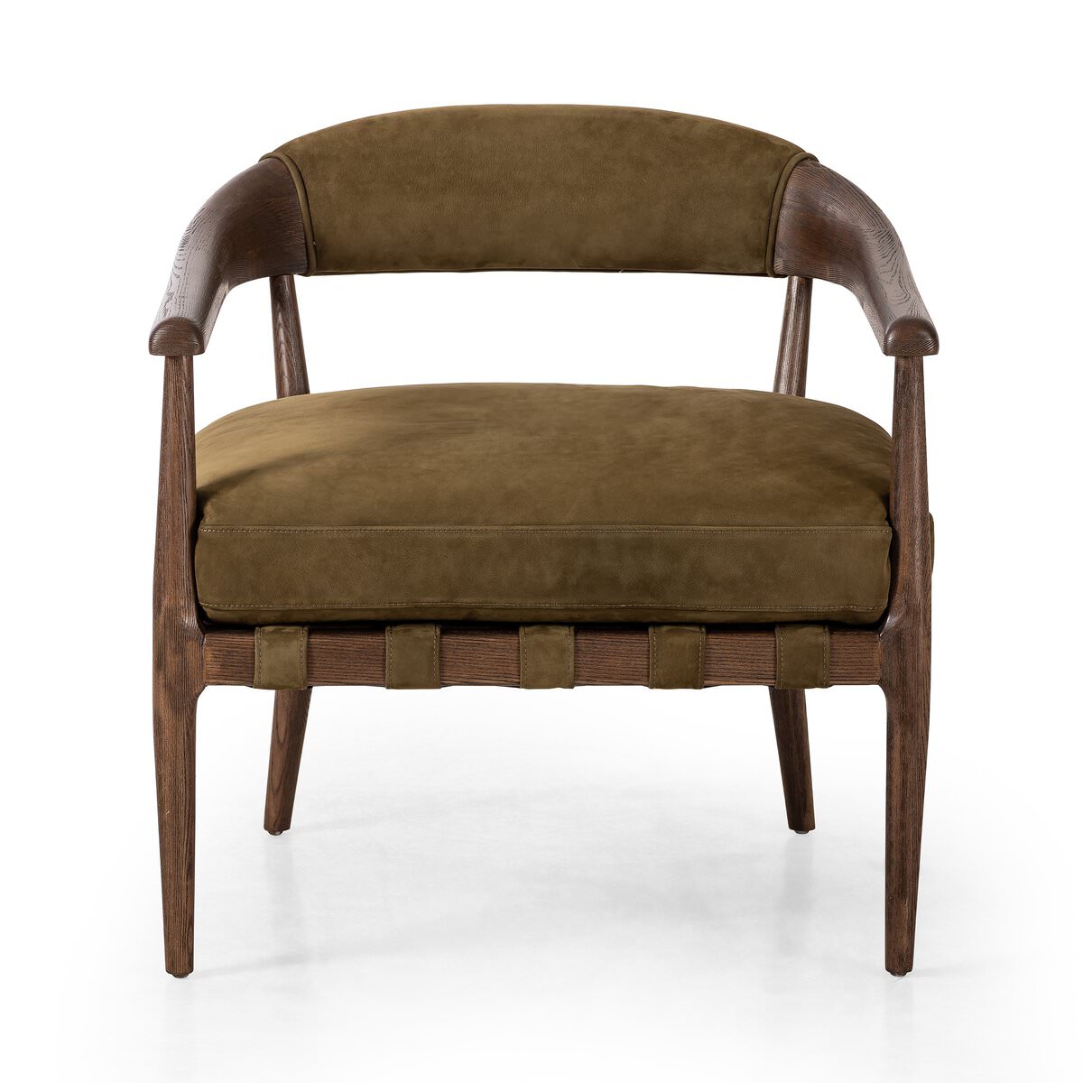 Chaise danoise Four Hands en nubuck Cottswald Moss