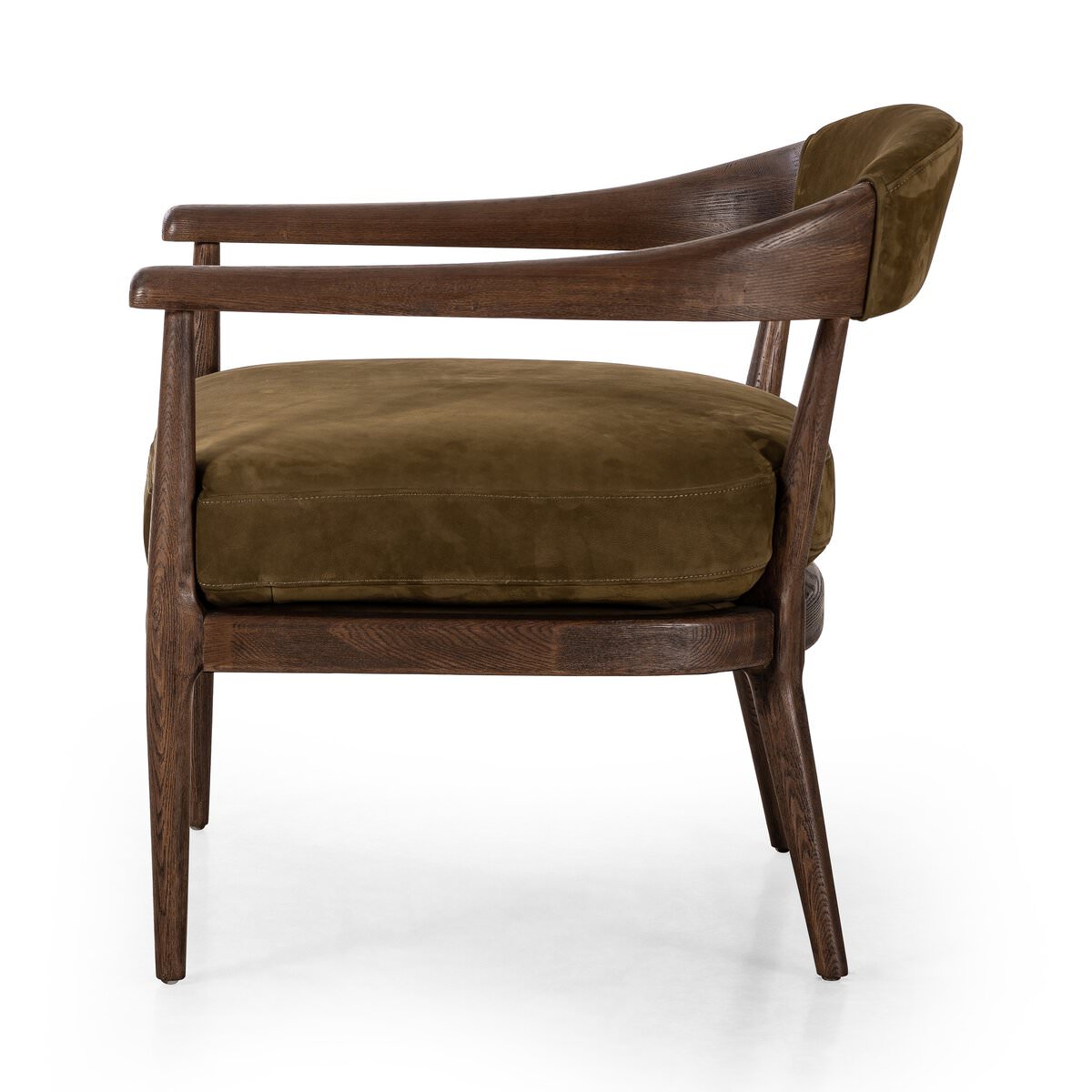 Chaise danoise Four Hands en nubuck Cottswald Moss