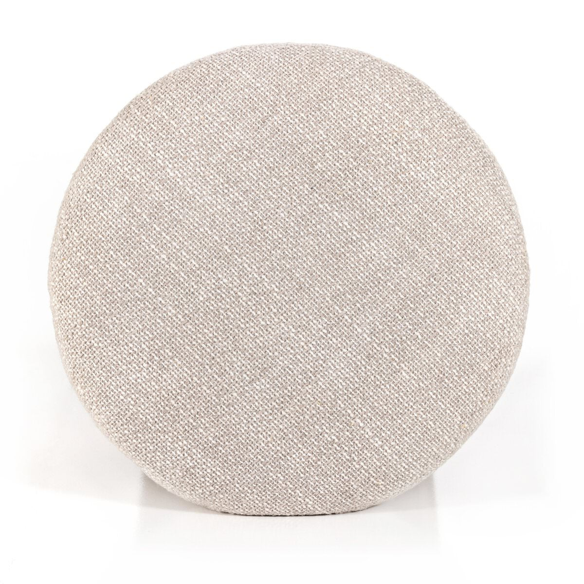 Petit pouf Dax à quatre mains en blé Gibson