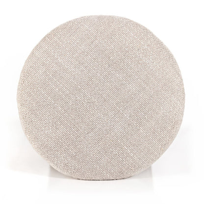 Petit pouf Dax à quatre mains en blé Gibson