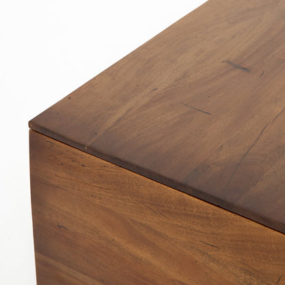 Table basse de rangement Four Hands Duncan en bois fruitier recyclé