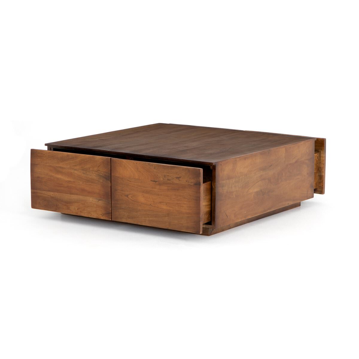 Table basse de rangement Four Hands Duncan en bois fruitier recyclé