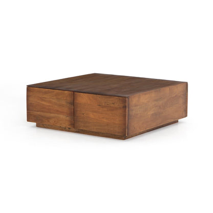 Table basse de rangement Four Hands Duncan en bois fruitier recyclé