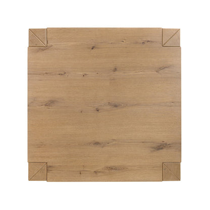 Table basse Four Hands Emmer en chêne fumé vieilli