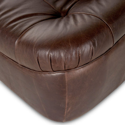 Chaise pivotante Farley à quatre mains en couleur cigare Conroe