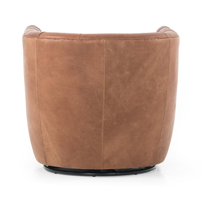 Chaise pivotante Four Hands Hanover en Sienna Heirloom