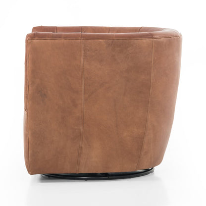 Chaise pivotante Four Hands Hanover en Sienna Heirloom