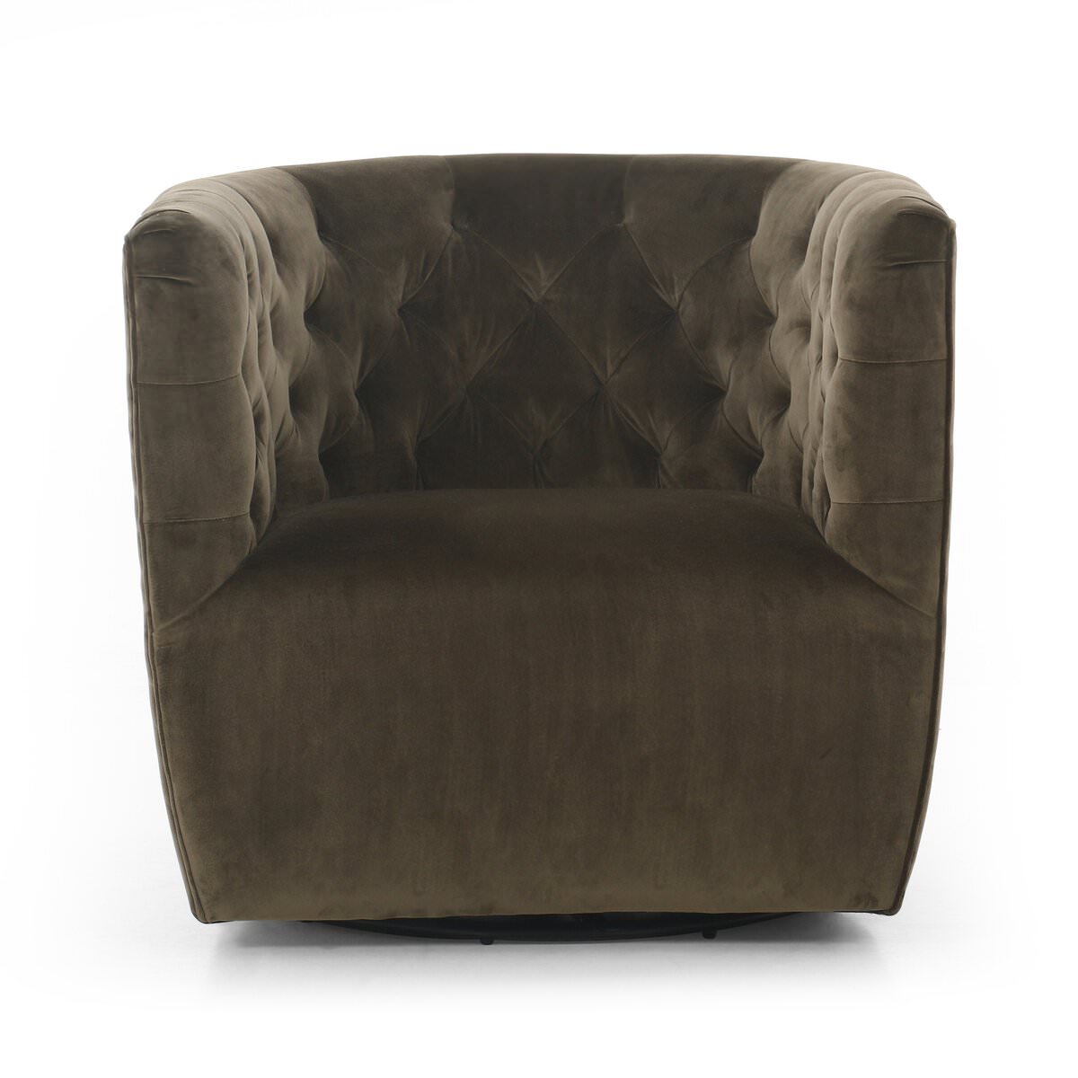 Chaise pivotante Four Hands Hanover en Surrey Olive