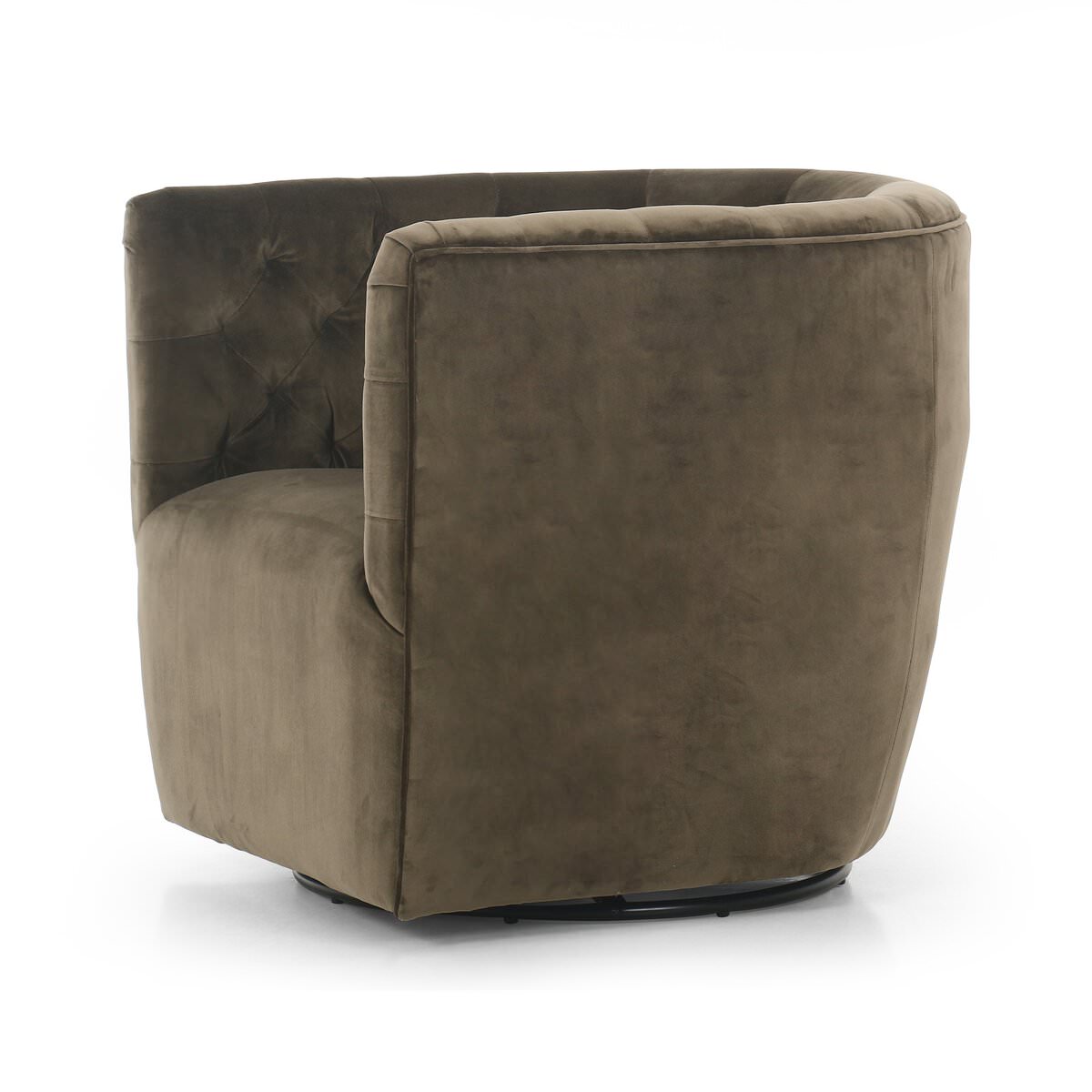 Chaise pivotante Four Hands Hanover en Surrey Olive