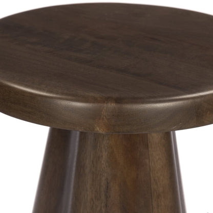Table d'appoint Jinx à quatre mains en mangue fauve