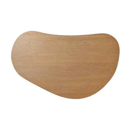 Grande table basse gigogne Joji à quatre mains en placage de chêne naturel