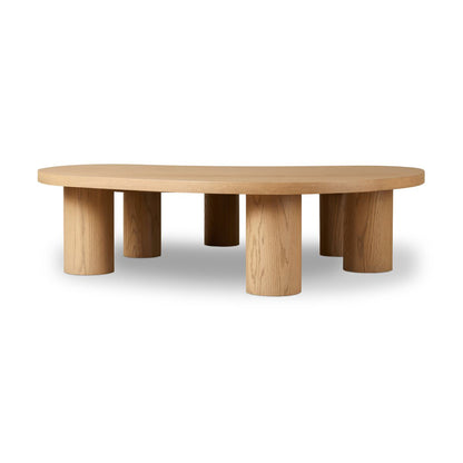 Ensemble de tables basses gigognes Joji Four Hands en placage de chêne naturel