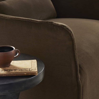 Chaise pivotante Four Hands Kimble en café Henry