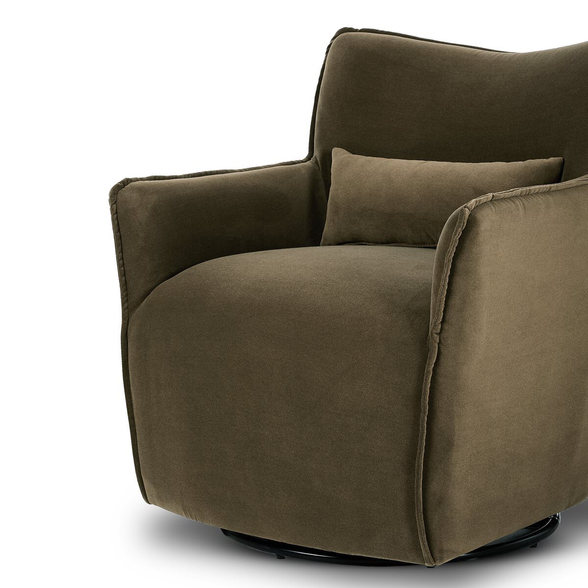 Chaise pivotante Four Hands Kimble en café Henry