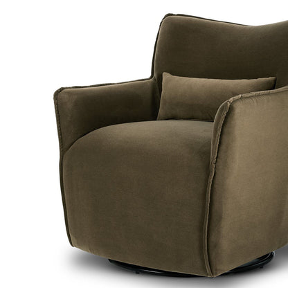 Chaise pivotante Four Hands Kimble en café Henry