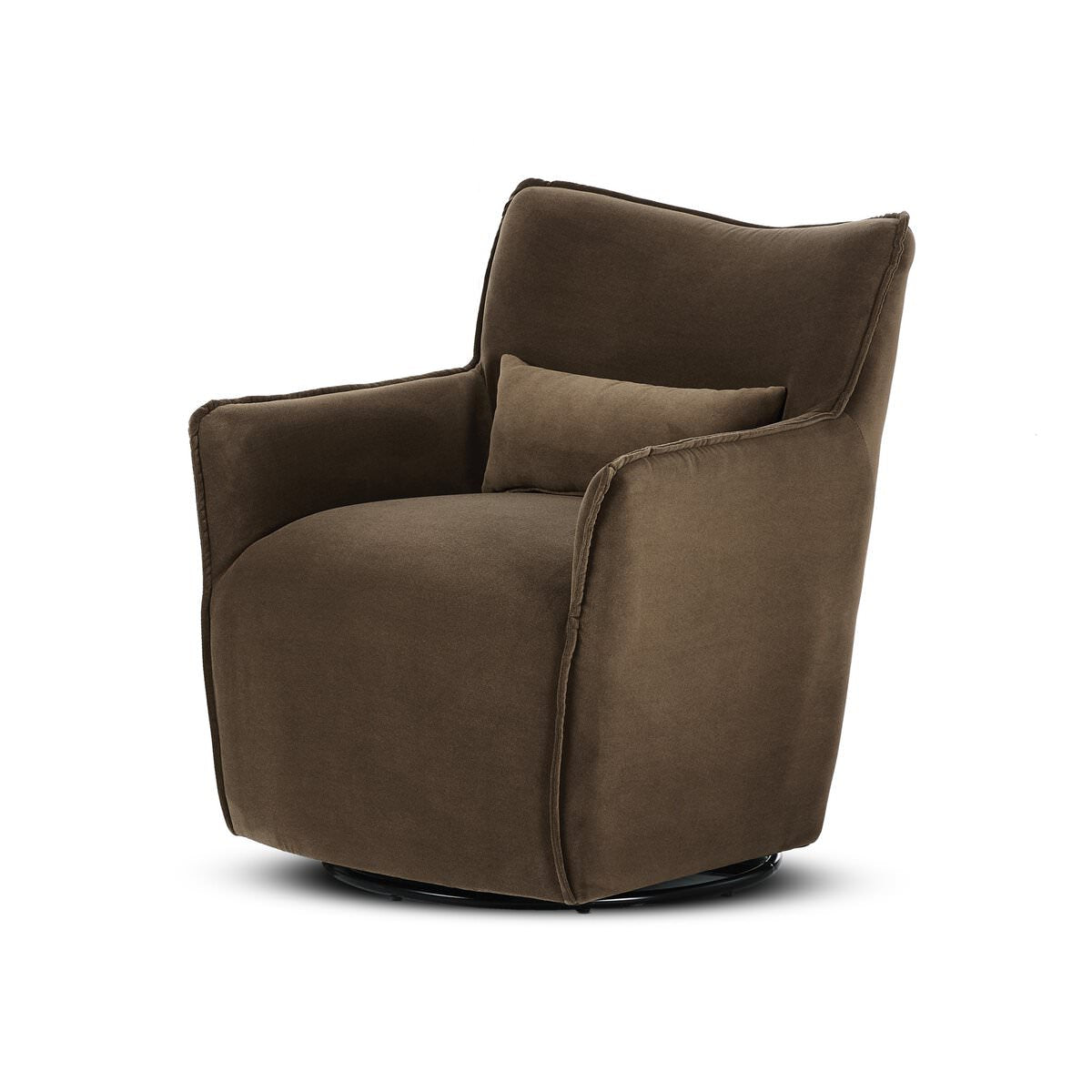 Chaise pivotante Four Hands Kimble en café Henry