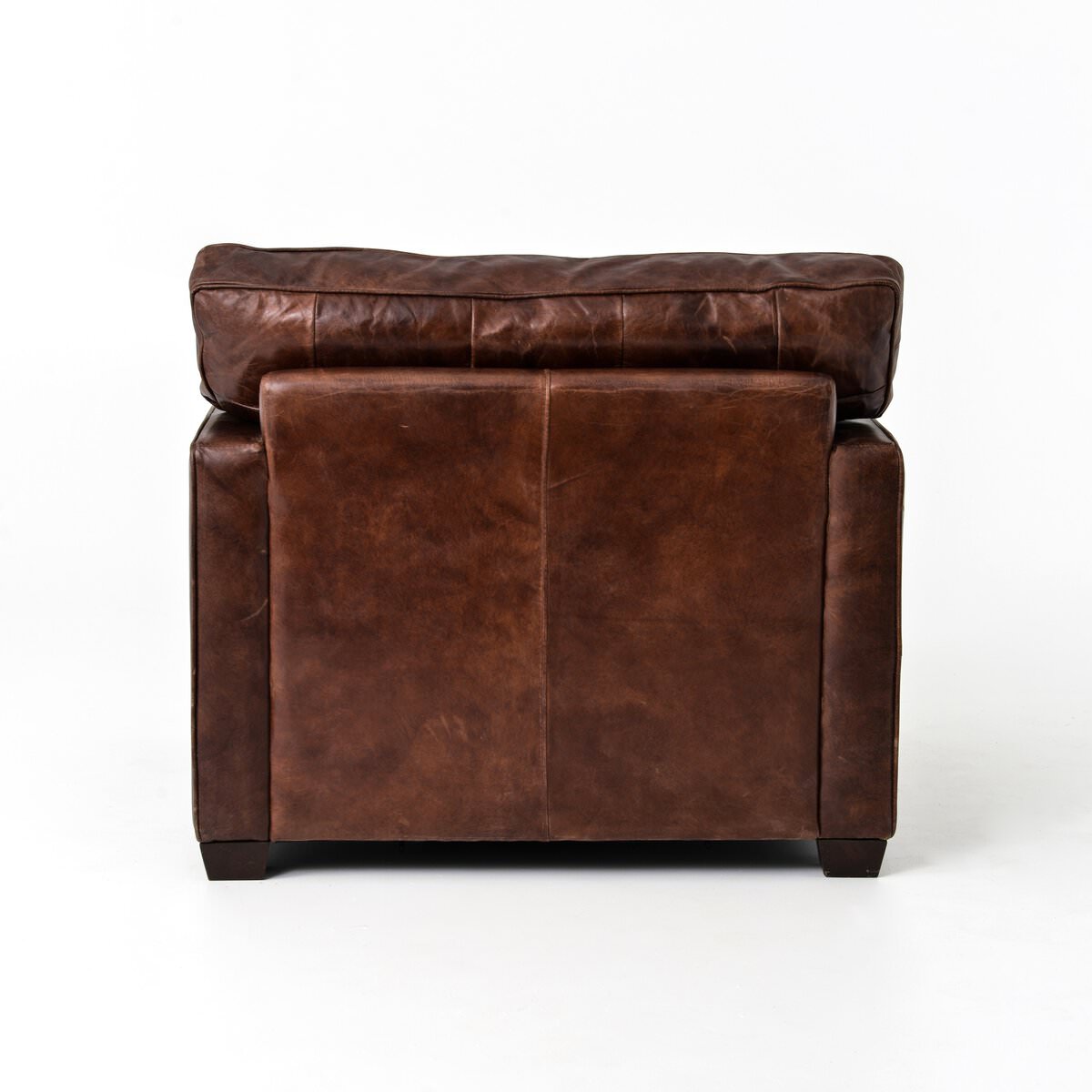 Fauteuil club Larkin à quatre mains en cigare