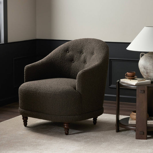 Chaise Marnie à quatre mains en vison Knoll
