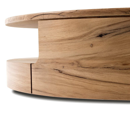 Table basse Matheus Four Hands en chêne français recyclé naturel