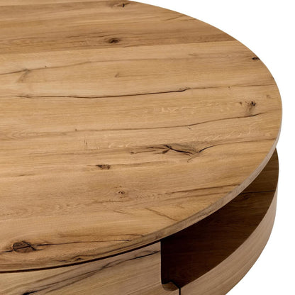 Table basse Matheus Four Hands en chêne français recyclé naturel