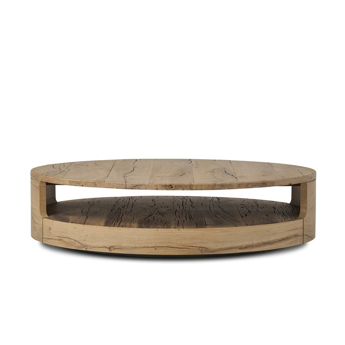 Table basse Matheus Four Hands en chêne français recyclé naturel