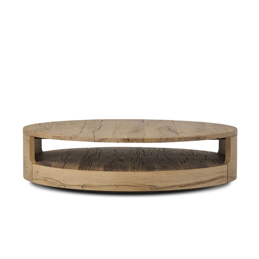 Table basse Matheus Four Hands en chêne français recyclé naturel