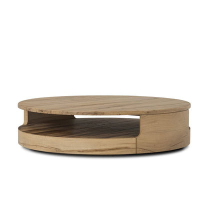 Table basse Matheus Four Hands en chêne français recyclé naturel