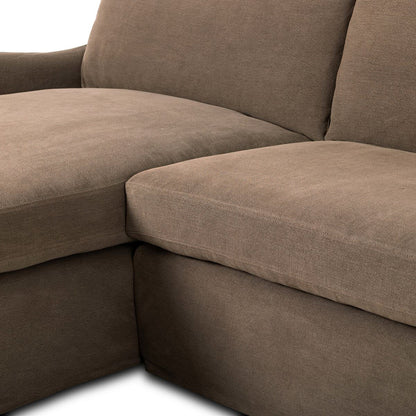 Chaise longue sectionnelle gauche Four Hands Monette 2 pièces en café Broadway
