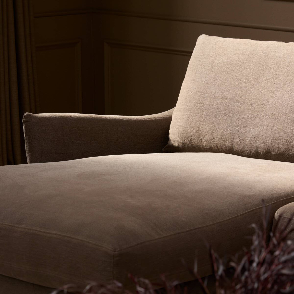 Chaise longue sectionnelle gauche Four Hands Monette 2 pièces en café Broadway