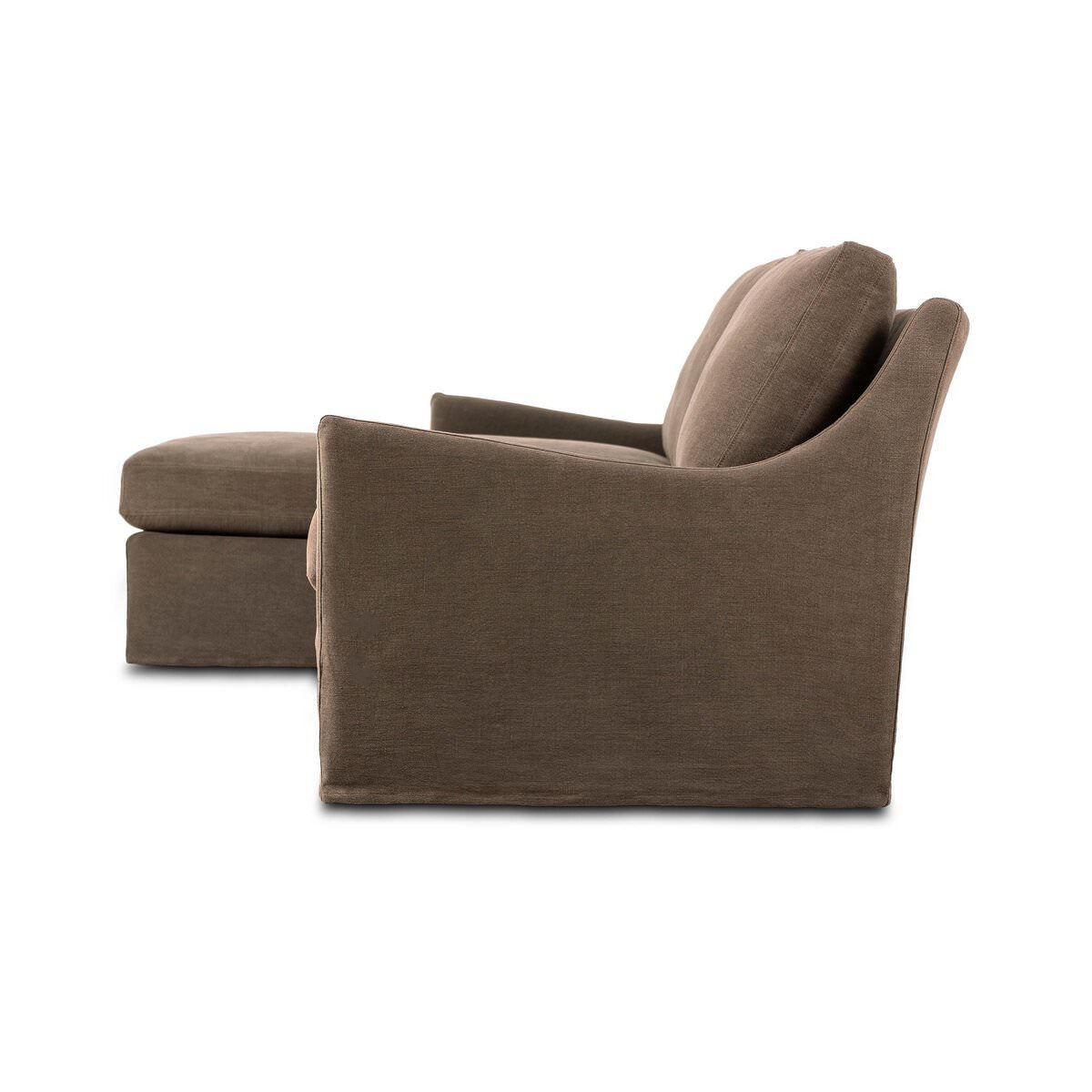 Chaise longue sectionnelle gauche Four Hands Monette 2 pièces en café Broadway