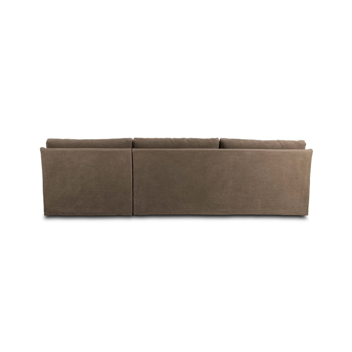 Chaise longue sectionnelle droite Four Hands Monette 2 pièces en café Broadway