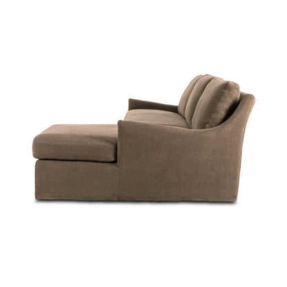 Chaise longue sectionnelle droite Four Hands Monette 2 pièces en café Broadway