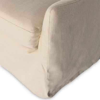 Housse pour chaise pivotante Four Hands Monette en couleur naturelle de Bruxelles