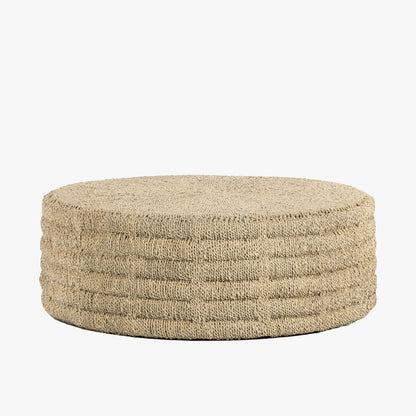 Table basse ronde Four Hands Pascal 42 en naturel clair