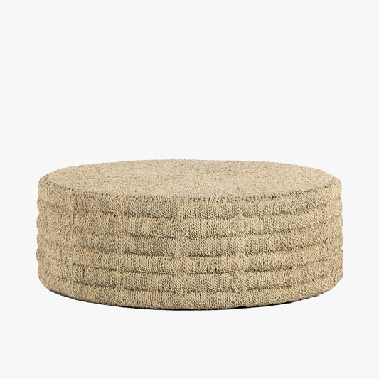 Table basse ronde Four Hands Pascal 42 en naturel clair