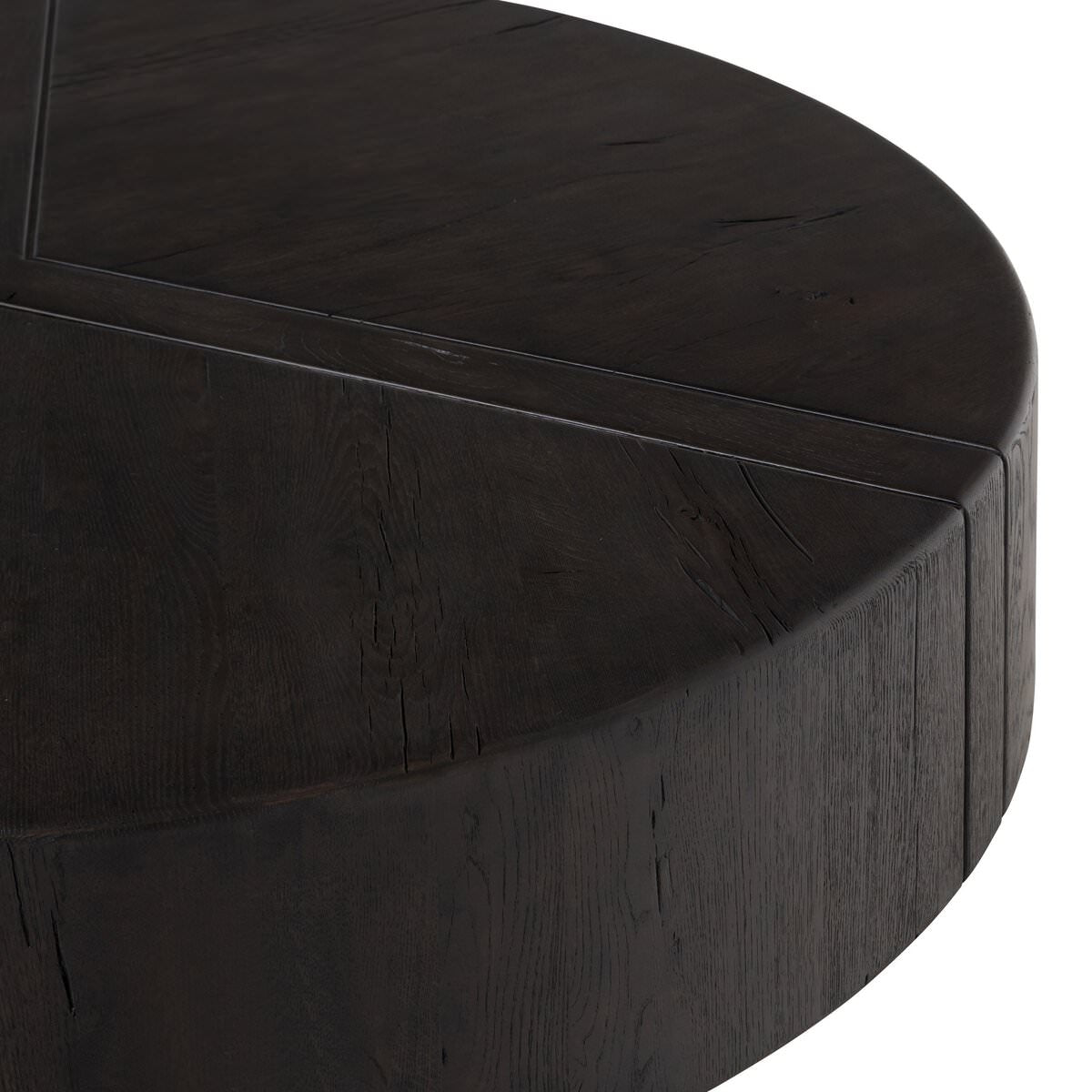 Table basse Four Hands Renan en chêne français récupéré expresso foncé