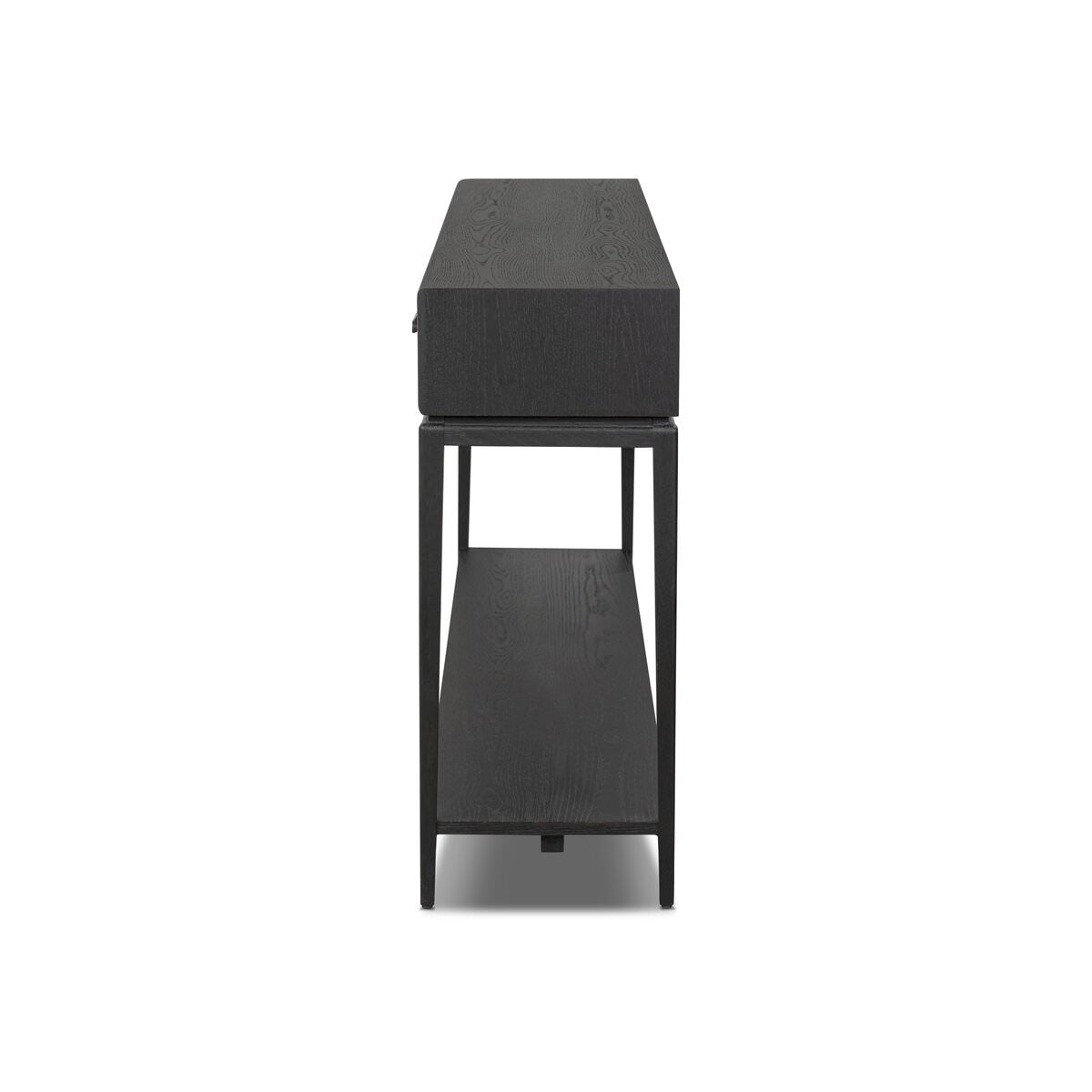 Console Rosenell à quatre mains - 78 po en chêne noir massif